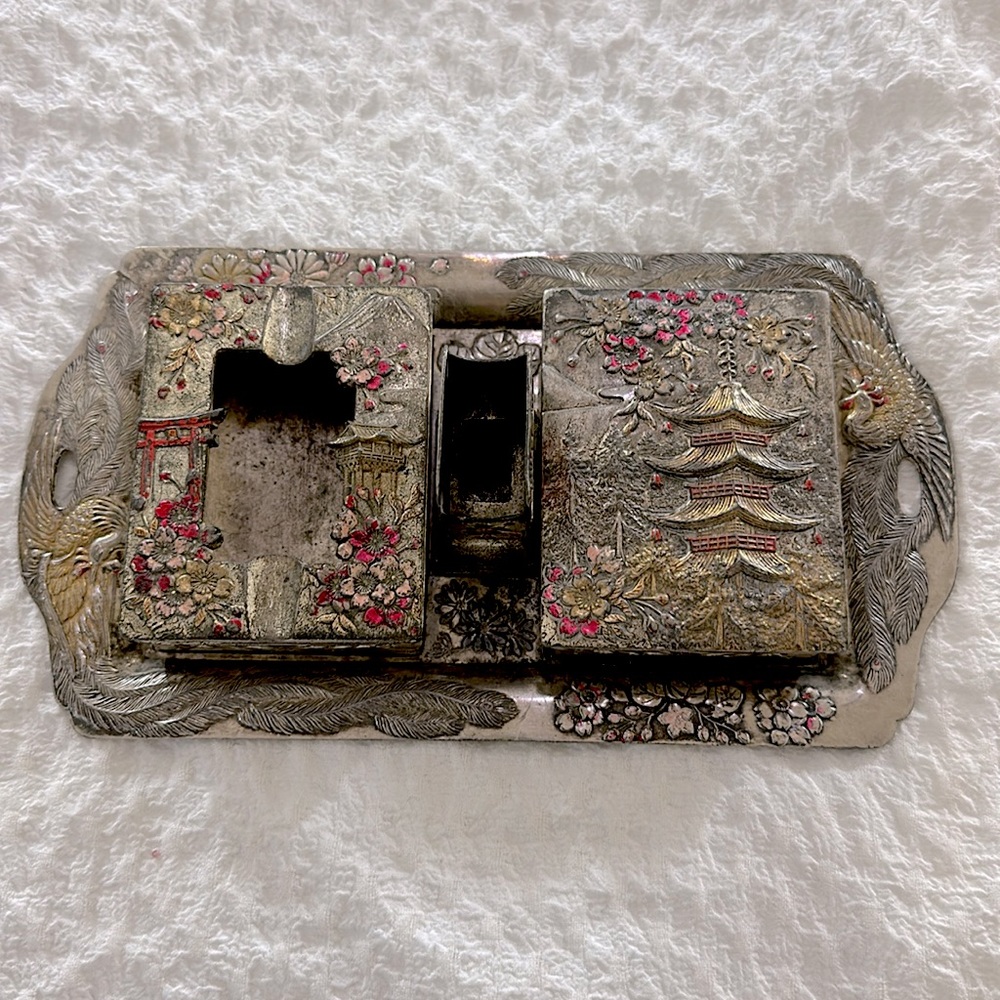 Vintage Cigarette Tray Occupied Japan antique